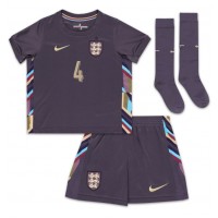 Camisa de time de futebol Inglaterra Declan Rice #4 Replicas 2º Equipamento Infantil Europeu 2024 Manga Curta (+ Calças curtas)